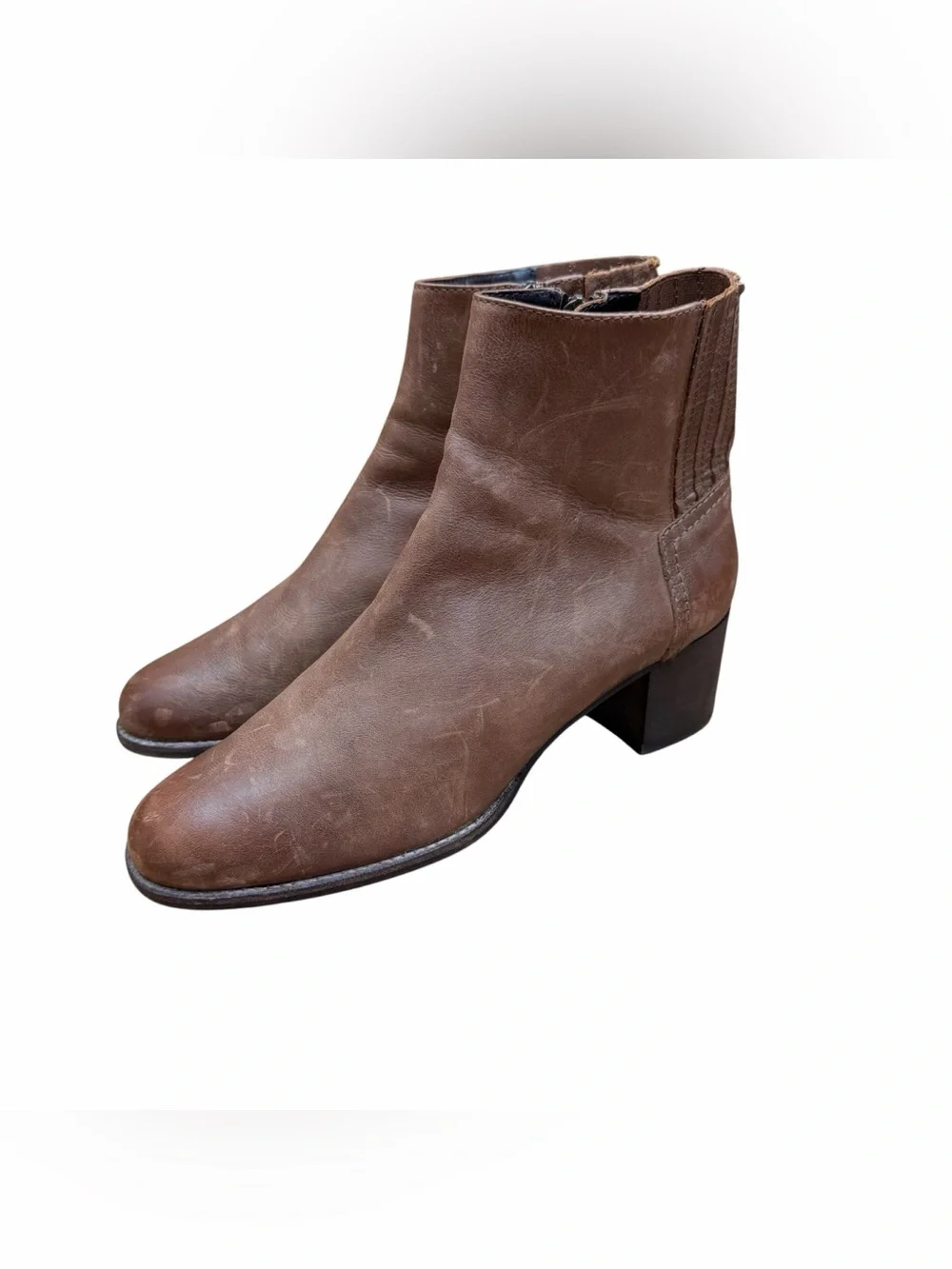 Aquatalia women size 10 Brown Leather Chukka Ankle Boots